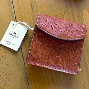 Patricia Nash Reiti Burnish Tooled Leather Wallet - New w/Tags